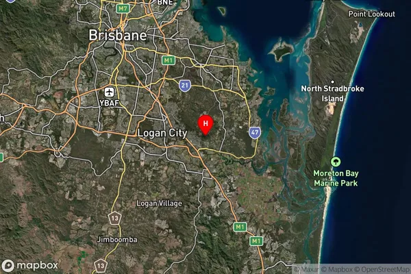 Cornubia,Queensland Satellite Map