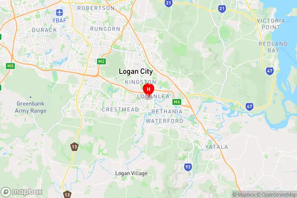 Loganlea,Queensland Area Map