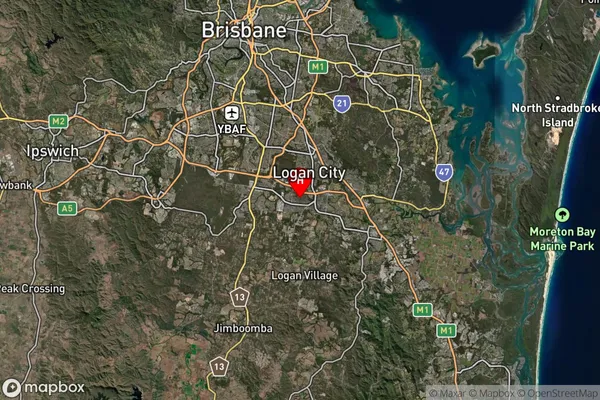 Marsden,Queensland Satellite Map