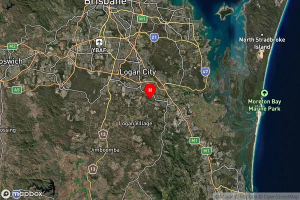 Waterford,Queensland Satellite Map