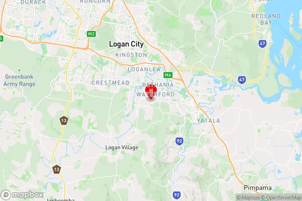 Waterford,Queensland Area Map