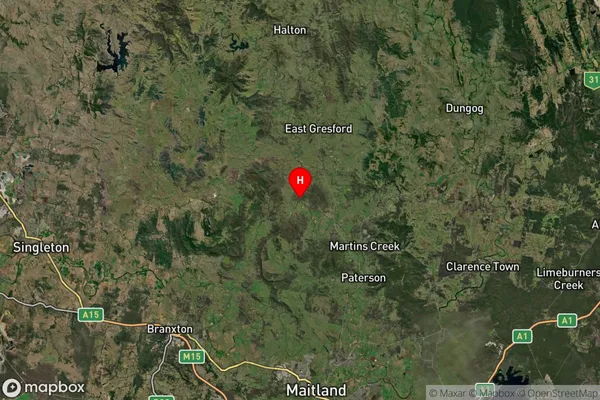 Fishers Hill,New South Wales Satellite Map