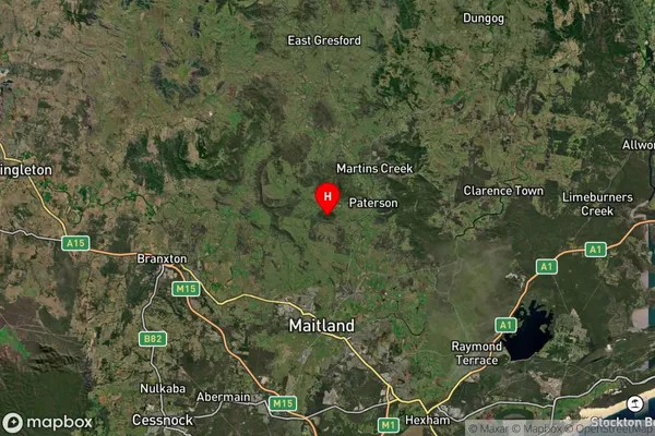 Tocal,New South Wales Satellite Map