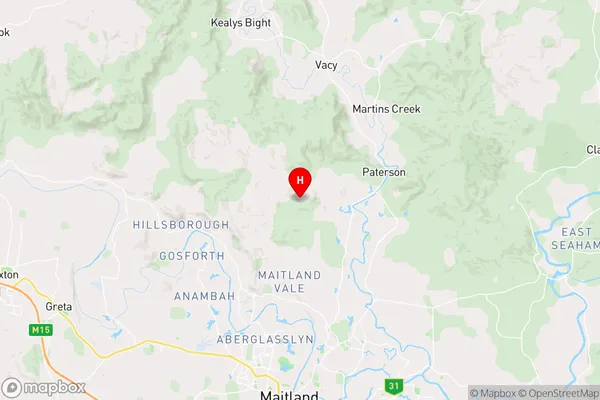 Tocal,New South Wales Area Map