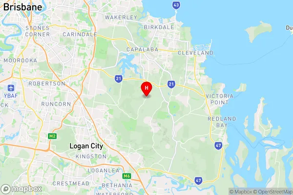 Sheldon,Queensland Area Map