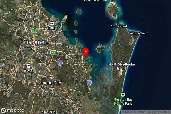 Erobin,Queensland Satellite Map