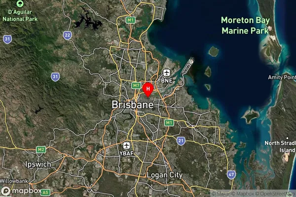 Balmoral,Queensland Satellite Map