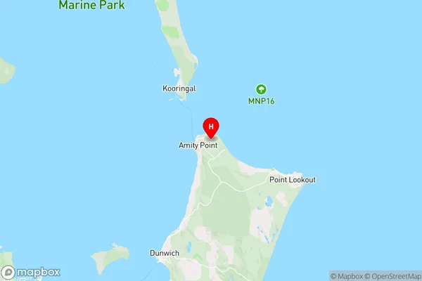 Amity Point,Queensland Area Map