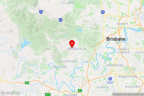 Brookfield,Queensland Area Map