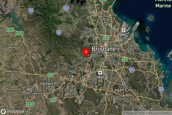 Kenmore Dc,Queensland Satellite Map