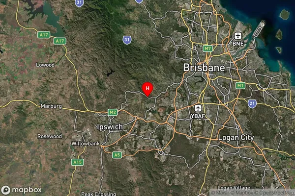 Anstead,Queensland Satellite Map