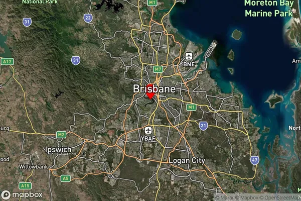 University Of Queensland,Queensland Satellite Map