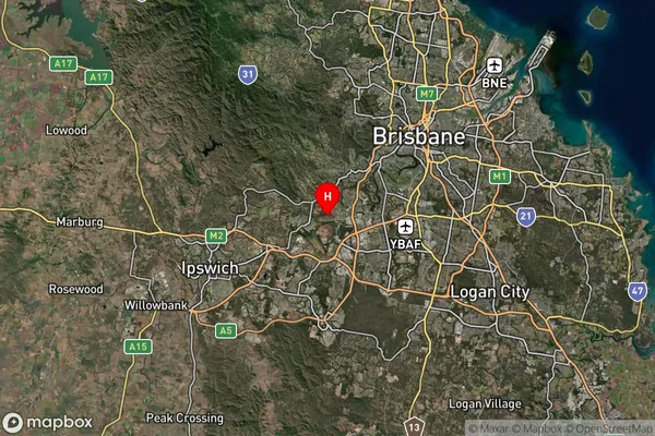 Riverhills,Queensland Satellite Map