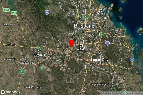 Richlands Bc,Queensland Satellite Map