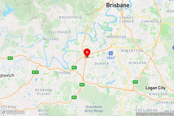 Richlands Bc,Queensland Area Map