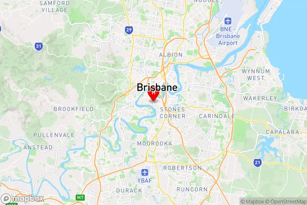 Highgate Hill,Queensland Area Map