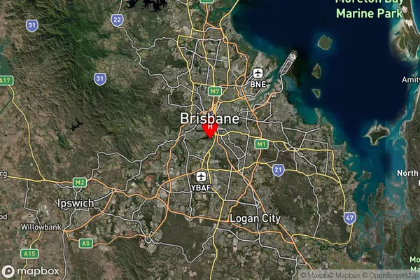 Fairfield,Queensland Satellite Map