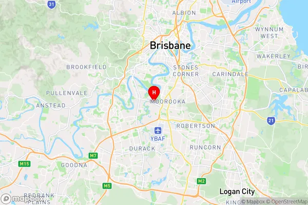 Brisbane Market,Queensland Area Map