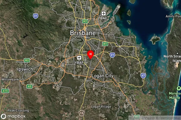 Sunnybank,Queensland Satellite Map