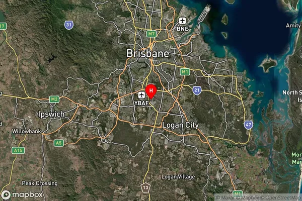 Acacia Ridge Bc,Queensland Satellite Map