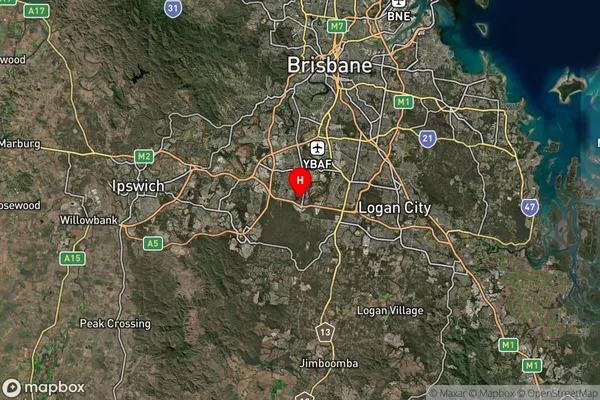 Heathwood,Queensland Satellite Map