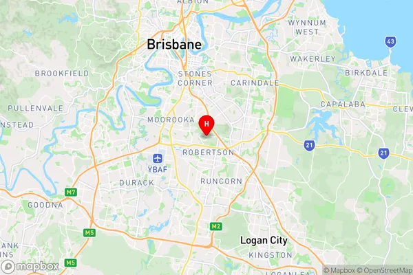 Griffith University,Queensland Area Map