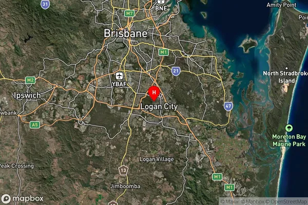 Woodridge,Queensland Satellite Map