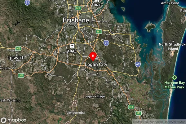 Woodridge East,Queensland Satellite Map