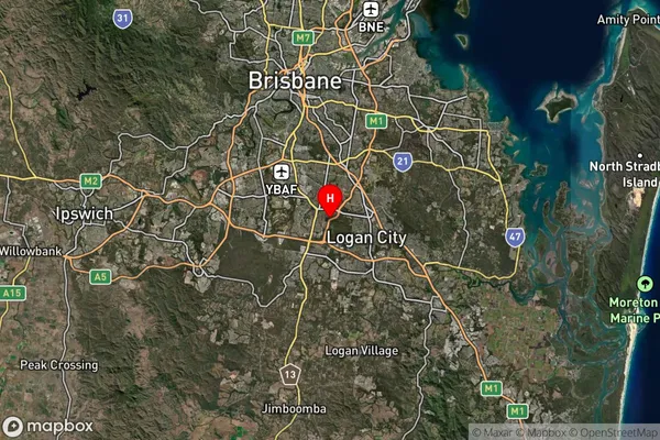 Stretton,Queensland Satellite Map