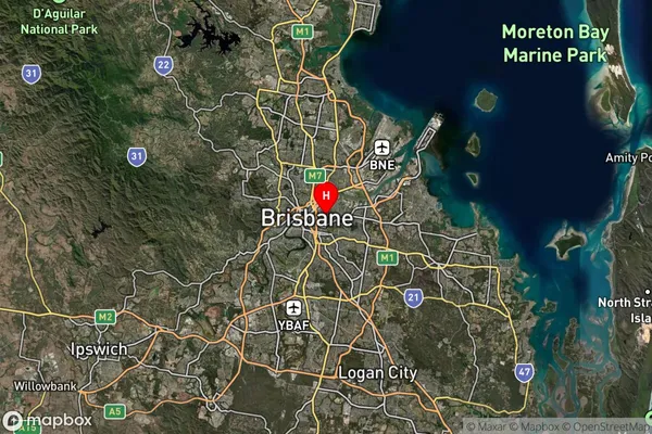 New Farm,Queensland Satellite Map