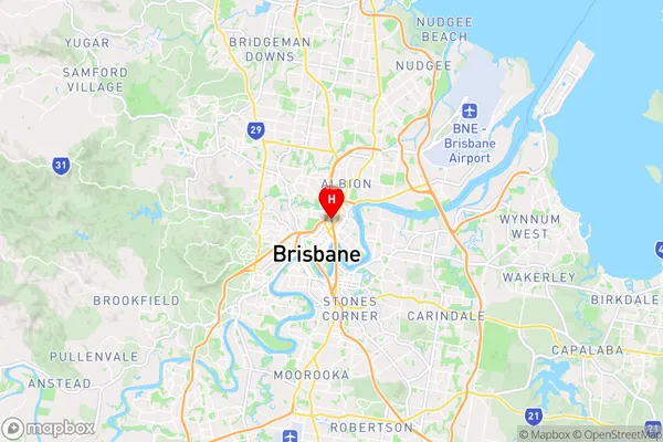 Brisbane Exhibition,Queensland Area Map