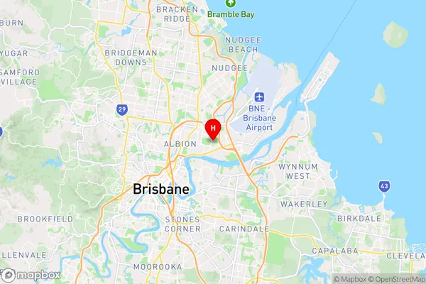 Doomben,Queensland Area Map