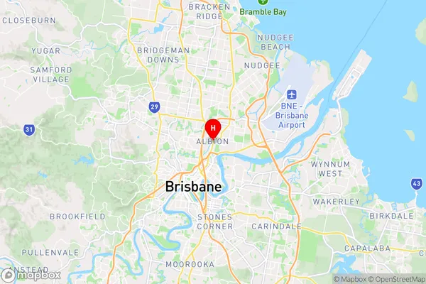 Albion,Queensland Area Map