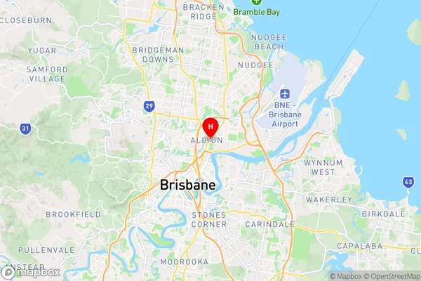 Albion Bc,Queensland Area Map