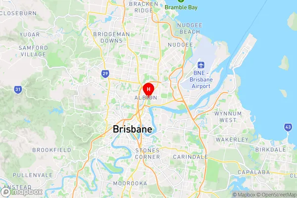 Albion Dc,Queensland Area Map