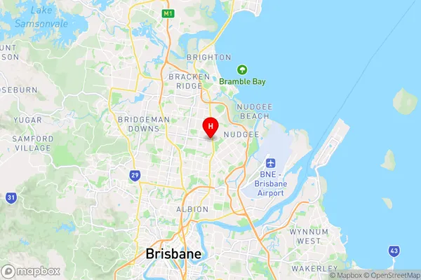 Virginia Dc,Queensland Area Map