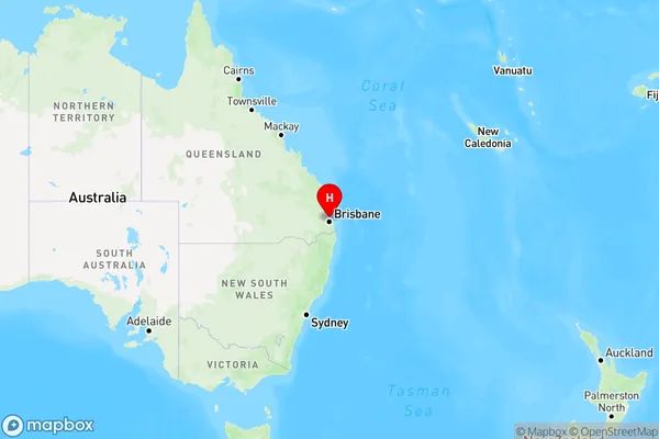 Nashville,Queensland Region Map