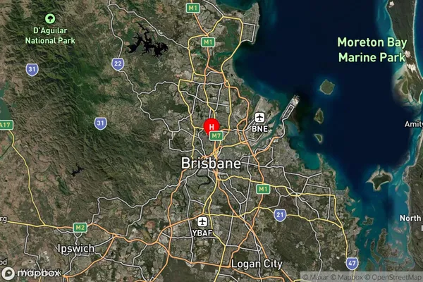 Eildon Hill,Queensland Satellite Map