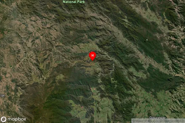 Glen Ward,New South Wales Satellite Map