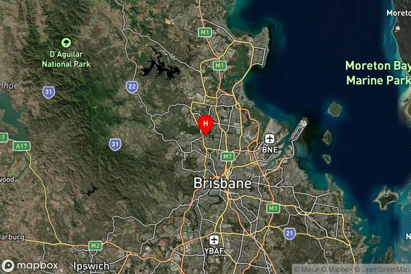 Mcdowall,Queensland Satellite Map