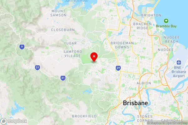 Ferny Hills,Queensland Area Map