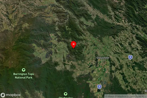 Maudville,New South Wales Satellite Map