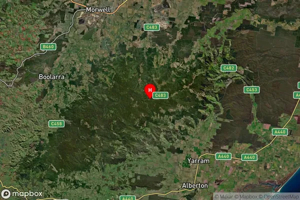 Balook,Victoria Satellite Map