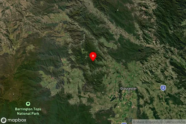 Mount Peerless,New South Wales Satellite Map