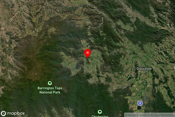 Rawdon Vale,New South Wales Satellite Map