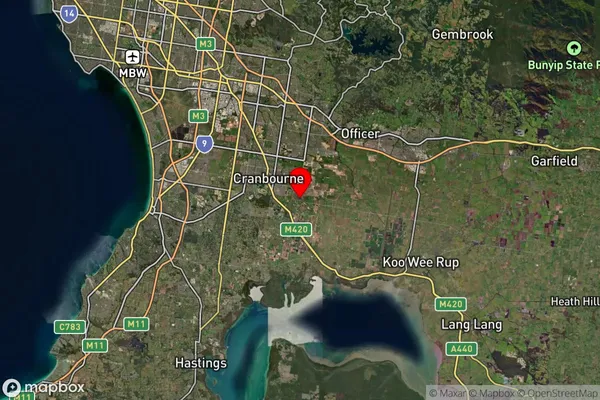 Clyde,Victoria Satellite Map