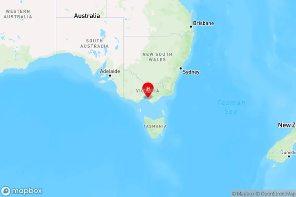 Tooradin,Victoria Region Map