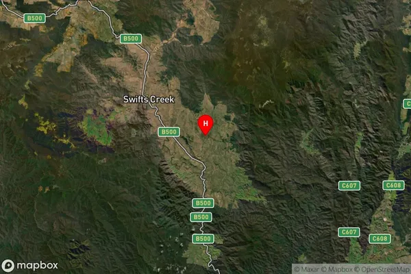 Ensay North,Victoria Satellite Map