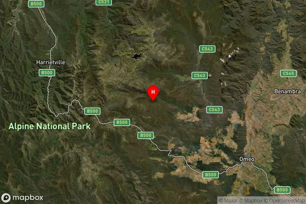 Bundara,Victoria Satellite Map