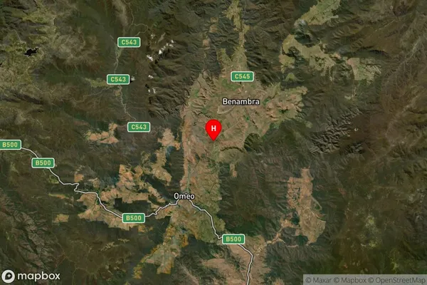 Hinnomunjie,Victoria Satellite Map